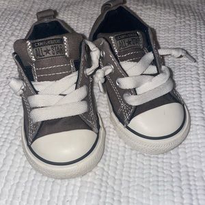 GRAY CONVERSE CHUCK TAYLOR BABY/TODDLER